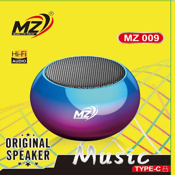 MZ-009 Hi-Fi Mini Bluetooth Speaker – Stylish Design with Powerful Sound
