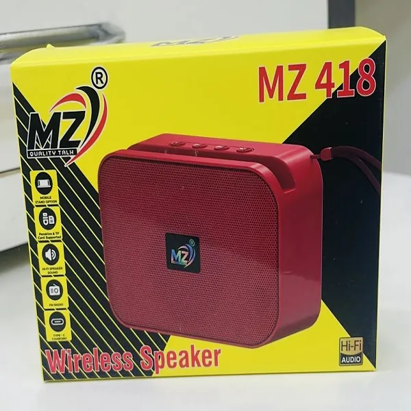MZ-418 Wireless Speaker – Powerful Sound in a Stylish Design